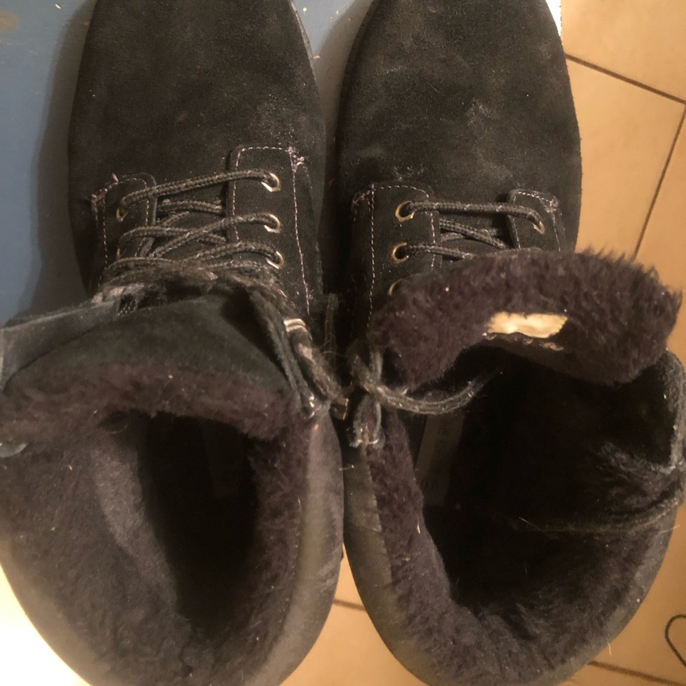 Weather spirits black boots